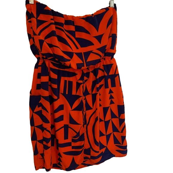 Peaches n cream strapless dress Size Large - Picture 2 of 5